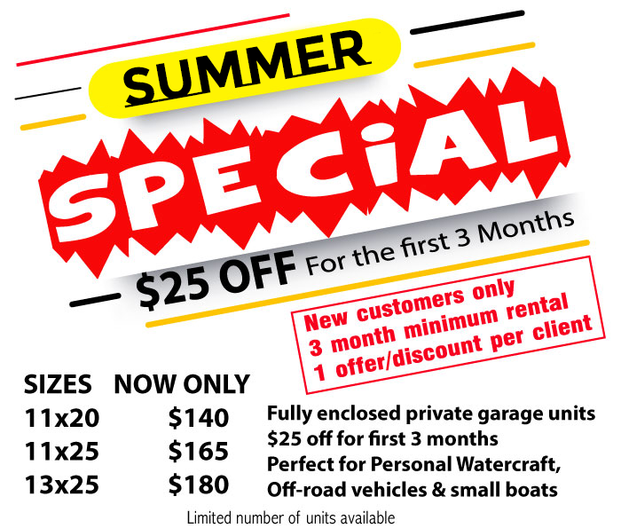 $25 OFF SUMMER SPECIAL