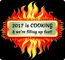 2017 is Cooking -Secure Your Space Now!